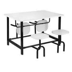 Mesa refeitorio escamoteável - branca