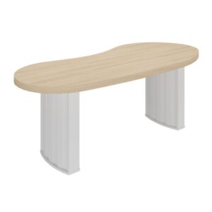 MESA TAMBURATO ORGANIC - Carvalho/branco